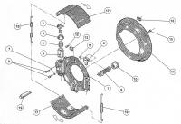 ROCKWELL IVECO E.T. self-regulation. one side self-regulation Ø410 drum 